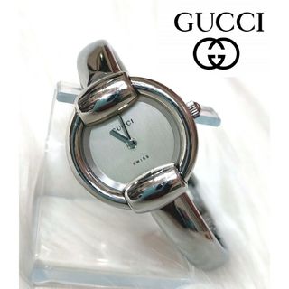 グッチ(Gucci)のGUCCI　腕時計　電池交換済み　グッチ　シルバー(腕時計)