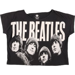 古着 THE BEATLES THE BEATLES ビートルズ 大判プリント バンドTシャツ バンT レディースL /eaa429724(Tシャツ(半袖/袖なし))