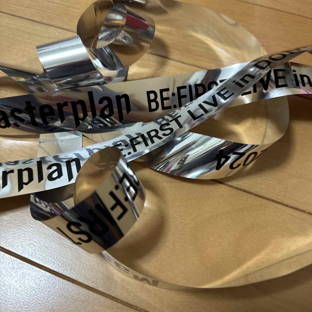BE:FIRST Masterplan 銀テープ エンタメ/ホビーのタレントグッズ(アイドルグッズ)の商品写真