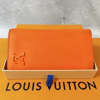 ルイヴィトン(LOUIS VUITTON)のLOUISVUITTON ルイヴィトン ポルトフォイユ ブラザ アエログラム(長財布)