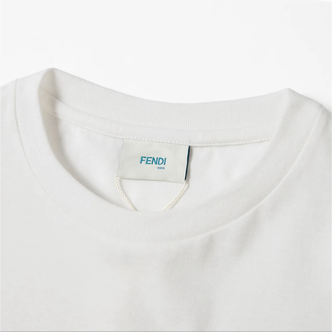 FENDI(フェンディ)の正規品！FENDI FFトリムＴシャツ大人OK定価59,400円 レディースのトップス(Tシャツ(半袖/袖なし))の商品写真