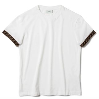 フェンディ(FENDI)の正規品！FENDI FFトリムＴシャツ大人OK定価59,400円(Tシャツ(半袖/袖なし))