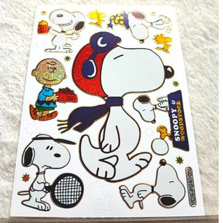 スヌーピー(SNOOPY)の●▲■スヌーピー　ラメ　シール　ステッカー(シール)