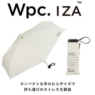 ダブルピーシー(Wpc.)の wpc 晴雨兼用 折りたたみ傘 ZA003 ホワイト(傘)