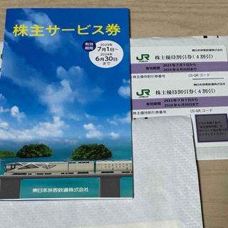 ジェイアール(JR)のJR東日本株主優待割引券　2枚(鉄道乗車券)