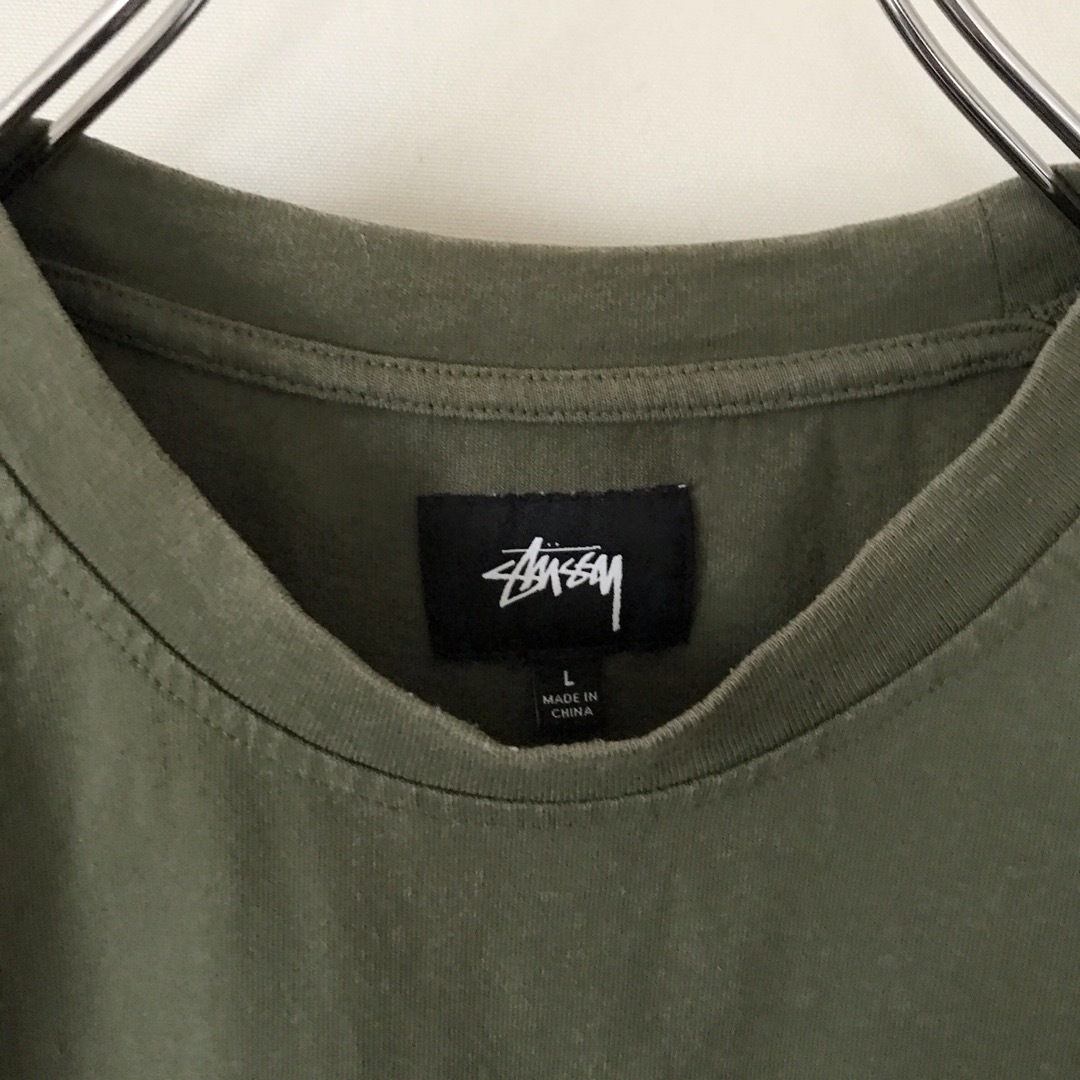 STUSSY(ステューシー)のStussy★スペードクルー★ロゴ刺繍ポケット付★コットンドライジャージTシャツ メンズのトップス(Tシャツ/カットソー(半袖/袖なし))の商品写真