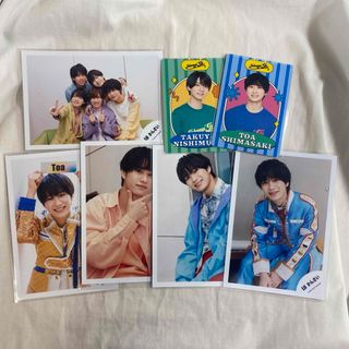 ジャニーズジュニア(ジャニーズJr.)のLil かんさい 嶋﨑斗亜 西村拓哉 プロカ 公式写真(アイドルグッズ)