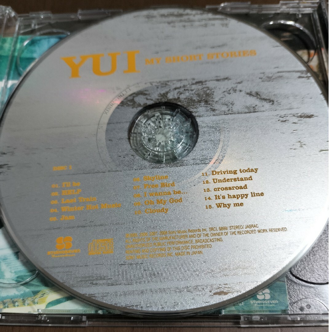 YUI 「MY SHORT STORIES」 エンタメ/ホビーのCD(ポップス/ロック(邦楽))の商品写真