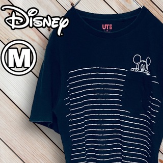 ユニクロ(UNIQLO)のディズニー ユニクロコラボ ミッキーマウスTシャツ カットソー 古着(Tシャツ(半袖/袖なし))