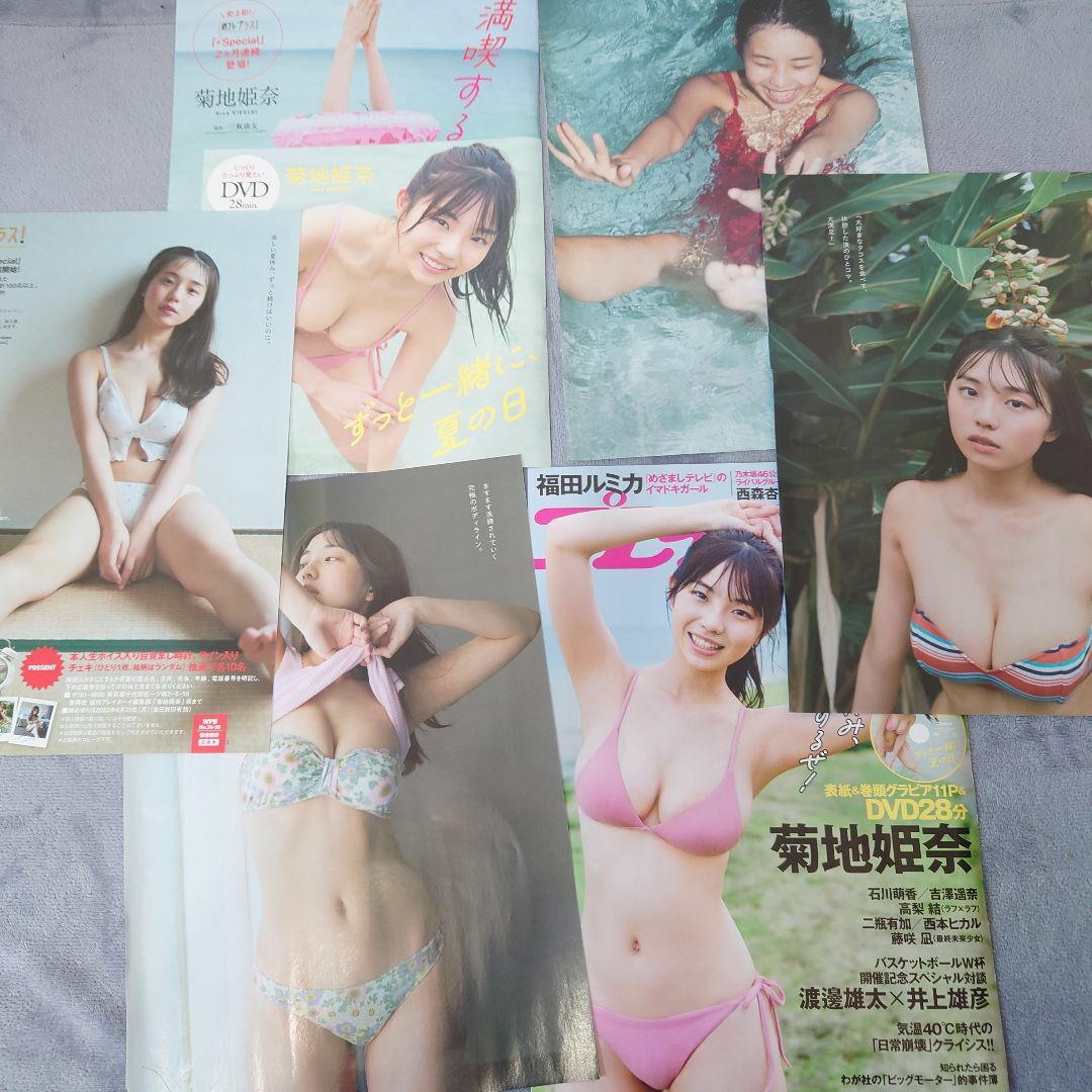 菊地姫奈 DVD未開封 切り抜き11ページ 週刊プレイボーイ f エンタメ/ホビーの雑誌(アート/エンタメ/ホビー)の商品写真