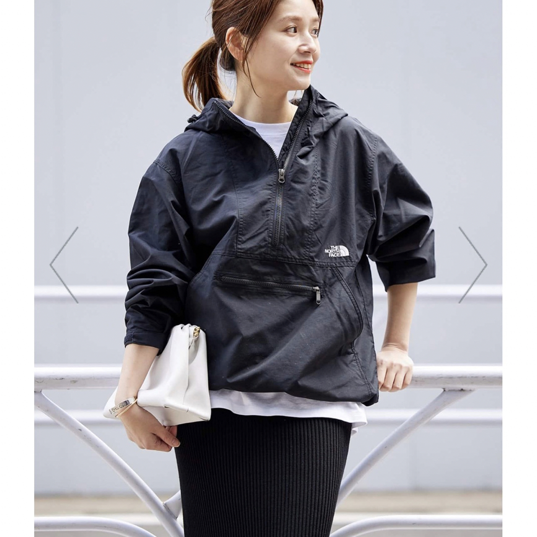 THE NORTH FACE(ザノースフェイス)の新品タグ付き♡ザノースフェイス コンパクトアノラックM ✽ black レディースのジャケット/アウター(ナイロンジャケット)の商品写真