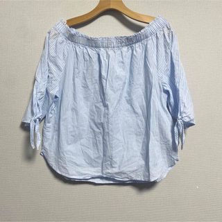 エイチアンドエム(H&M)の【オフショルシャツ】36   H&M   エイチアンドエム　レディース　トップス(シャツ/ブラウス(長袖/七分))