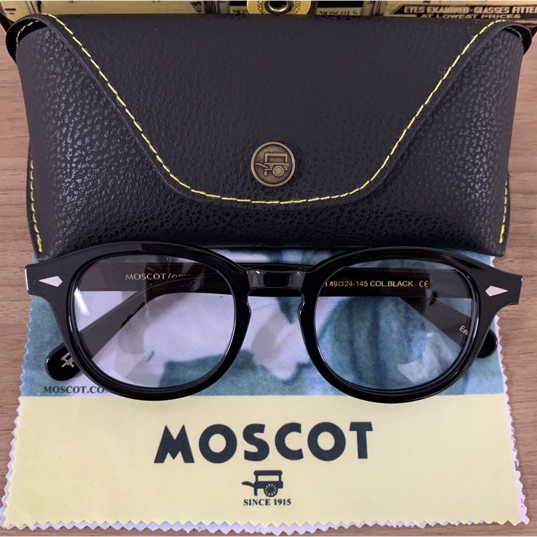 MOSCOT(モスコット)のMOSCOT モスコット レムトッシュ 49黒 メンズのファッション小物(サングラス/メガネ)の商品写真