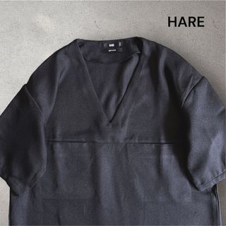 HARE - HARE ハレ オーバーサイズ プルオーバー 胸ポケット 半袖 Sサイズ