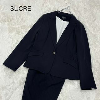 美品 SUCRE パンツスーツ シャドーストライブ 大きいサイズ17号 ブラック(スーツ)