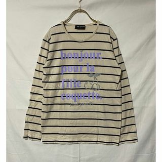 pom ponette - ポンポネットジュニア　長袖Tシャツ　ボーダー　ロンT　M(150)