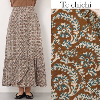 テチチ(Techichi)のテチチ デシン アラベスク ロング スカート(ロングスカート)