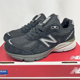 ニューバランス(New Balance)の23cm 新品 USA製 ニューバランス 990 ブラック V4 スニーカー(スニーカー)