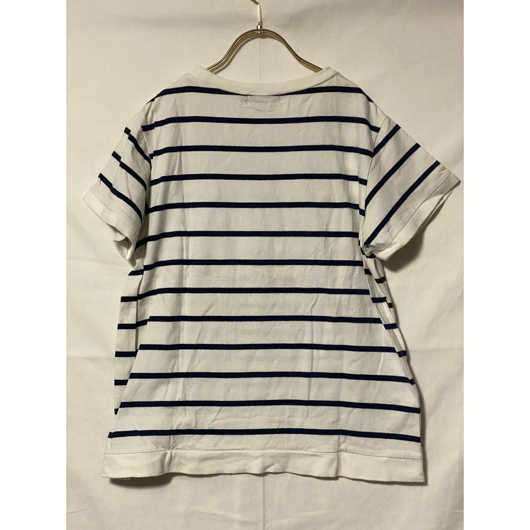 bluecross(ブルークロス)のブルークロス spicy label　半袖ボーダーTシャツ　L   キッズ/ベビー/マタニティのキッズ服女の子用(90cm~)(Tシャツ/カットソー)の商品写真