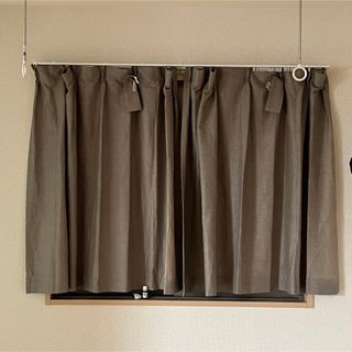 ムジルシリョウヒン(MUJI (無印良品))の無印良品　110×115cmカーテン2枚(カーテン)