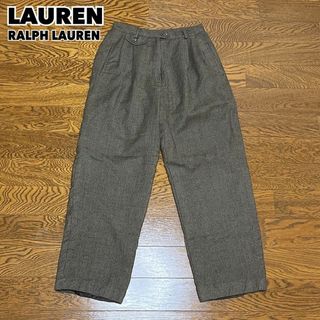 LAUREN RALPH LAUREN ウールスラックス チェック