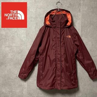 ザノースフェイス(THE NORTH FACE)の【梅雨にむけて♪】ノースフェイス ナイロン　パーカー  ミドル丈 レディースM(ナイロンジャケット)