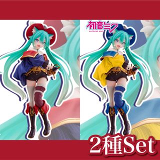 タイトー(TAITO)の【新品】初音ミク✧Wonderland フィギュア 長靴を履いた猫 ２種セット(アニメ/ゲーム)