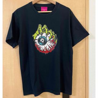 ミシカ(MISHKA)のミシカmishka　半袖Ｔシャツ　黒　サイズＭ　ユーズド(Tシャツ/カットソー(半袖/袖なし))