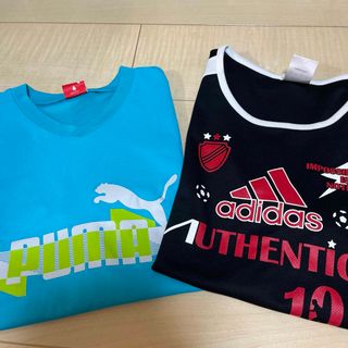 プーマ(PUMA)のノースリーブ　シャツ　真夏に　　150 160 2枚セット(Tシャツ/カットソー)