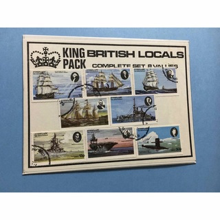 英国 船切手（使用済み切手）(使用済み切手/官製はがき)