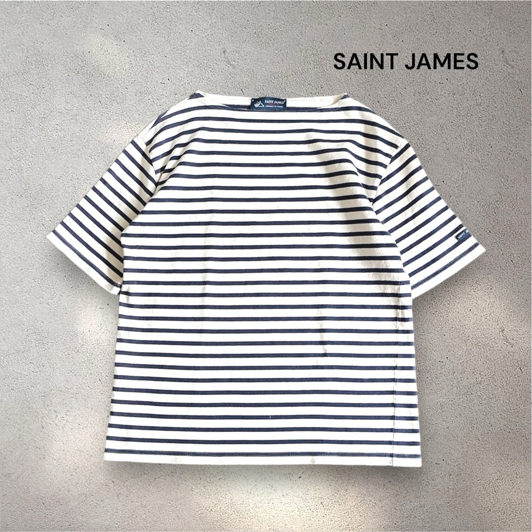 SAINT JAMES - SAINT JAMES セントジェームス ピリアック T5 ネイビー SAINT JAMES - SAINT JAMES セントジェームス ピリアック T5 ネイビー