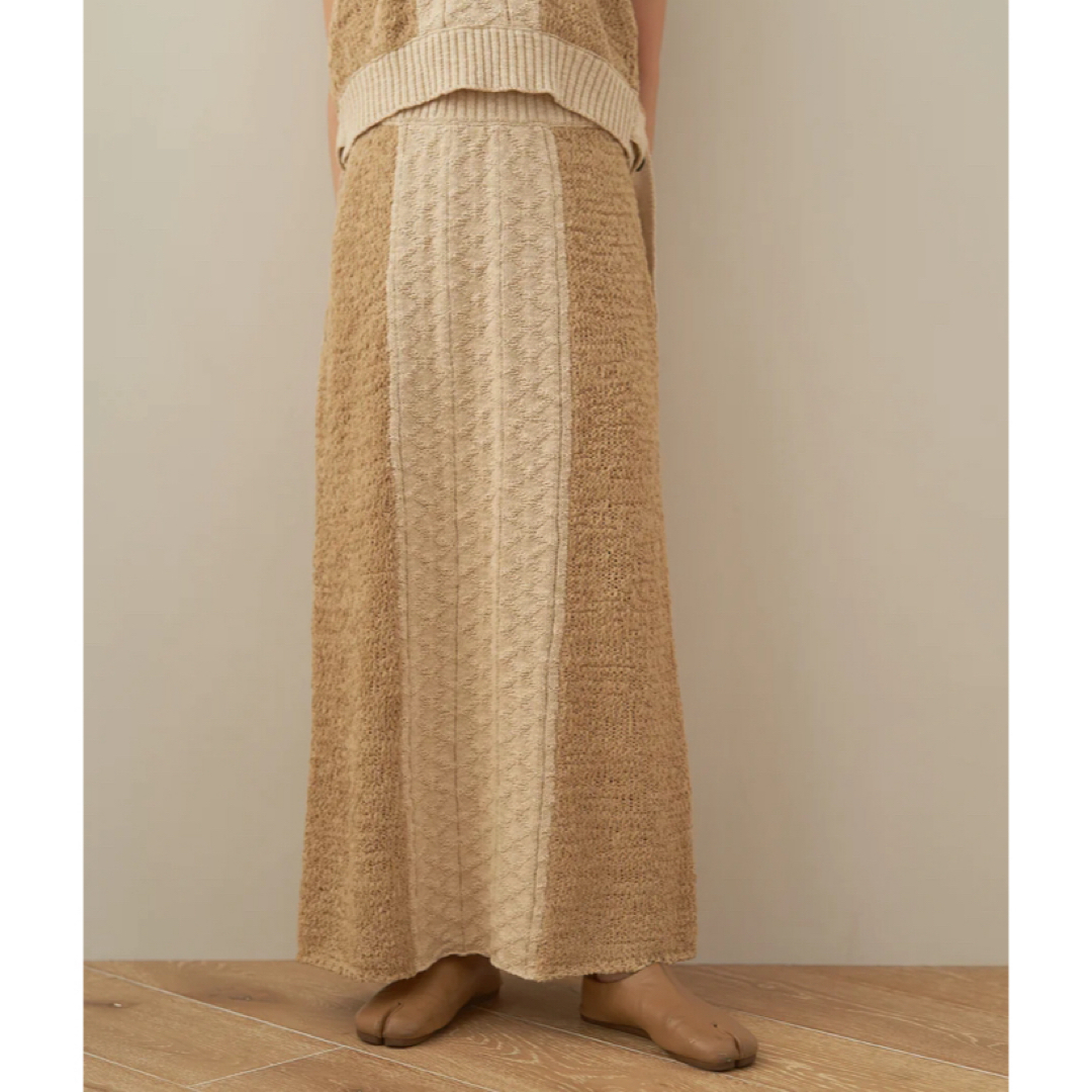 【nuyuh】tape yarn knit skirt | フリマアプリ ラクマ