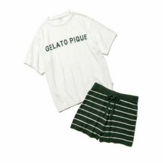 ジェラートピケ(gelato pique)の【ジェラート ピケ】HOMME スムーズィーロゴJQDプルオーバー＆パンツセット(その他)