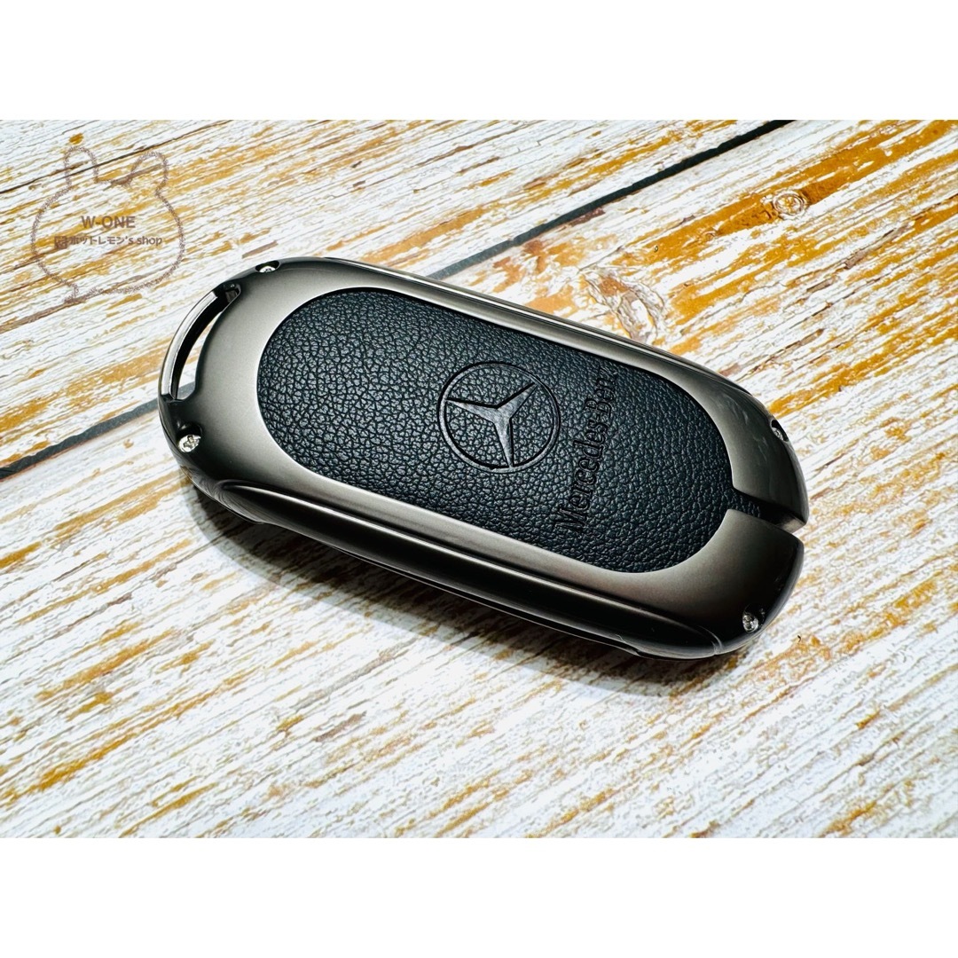 Mercedes-Benz(メルセデスベンツ)のベンツ用 W206 S206 S400d 革キーケース取り付け簡単 高級感UP 自動車/バイクの自動車(車内アクセサリ)の商品写真