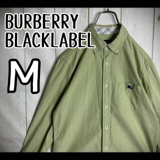 BURBERRY BLACK LABEL - 【希少カラー】　バーバリーブラックレーベル　長袖シャツ　BDシャツ　ノバチェック