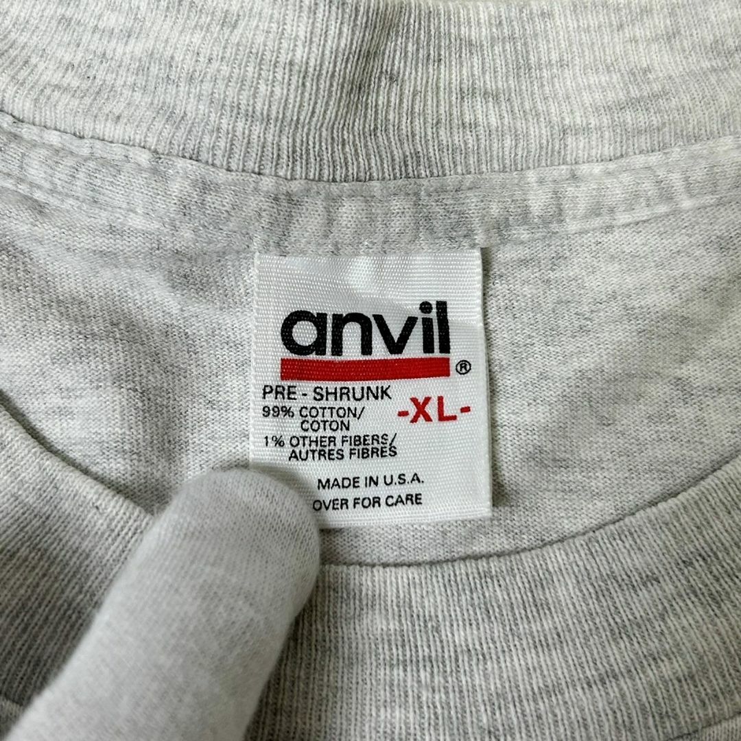 Anvil(アンビル)の90s USA製 anvil アンビル カレッジロゴ プリント ロンT XL メンズのトップス(Tシャツ/カットソー(七分/長袖))の商品写真