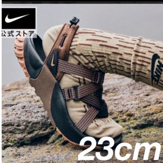 ナイキ(NIKE)の23cm NIKE サンダル　アウトドア　ブラウン　(サンダル)