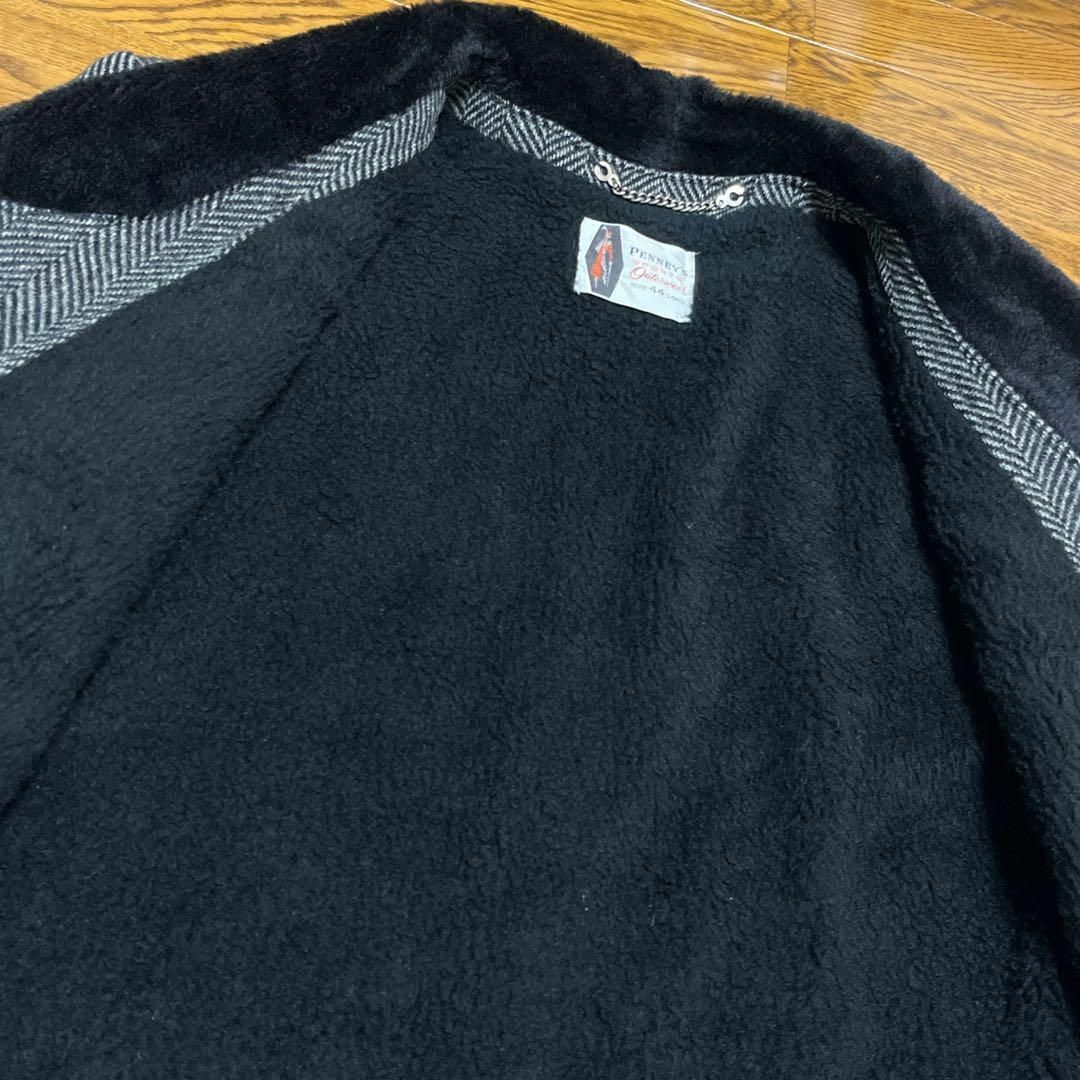 60s PENNEY'S ペニーズ ツイードジャケット コート ヘリンボーン メンズのジャケット/アウター(チェスターコート)の商品写真