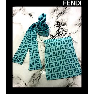 FENDI - 【限定ズッカ】FENDI ラッピー　フェンディ　グリーン　ズッキーノ　FF