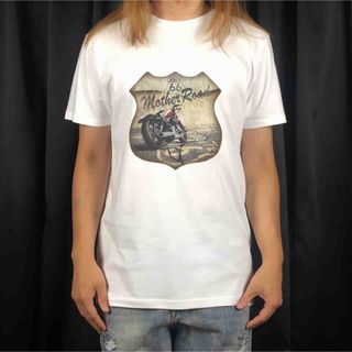 新品 Route ルート 66 マザーロード エンブレム ビンテージ Tシャツ(Tシャツ/カットソー(半袖/袖なし))