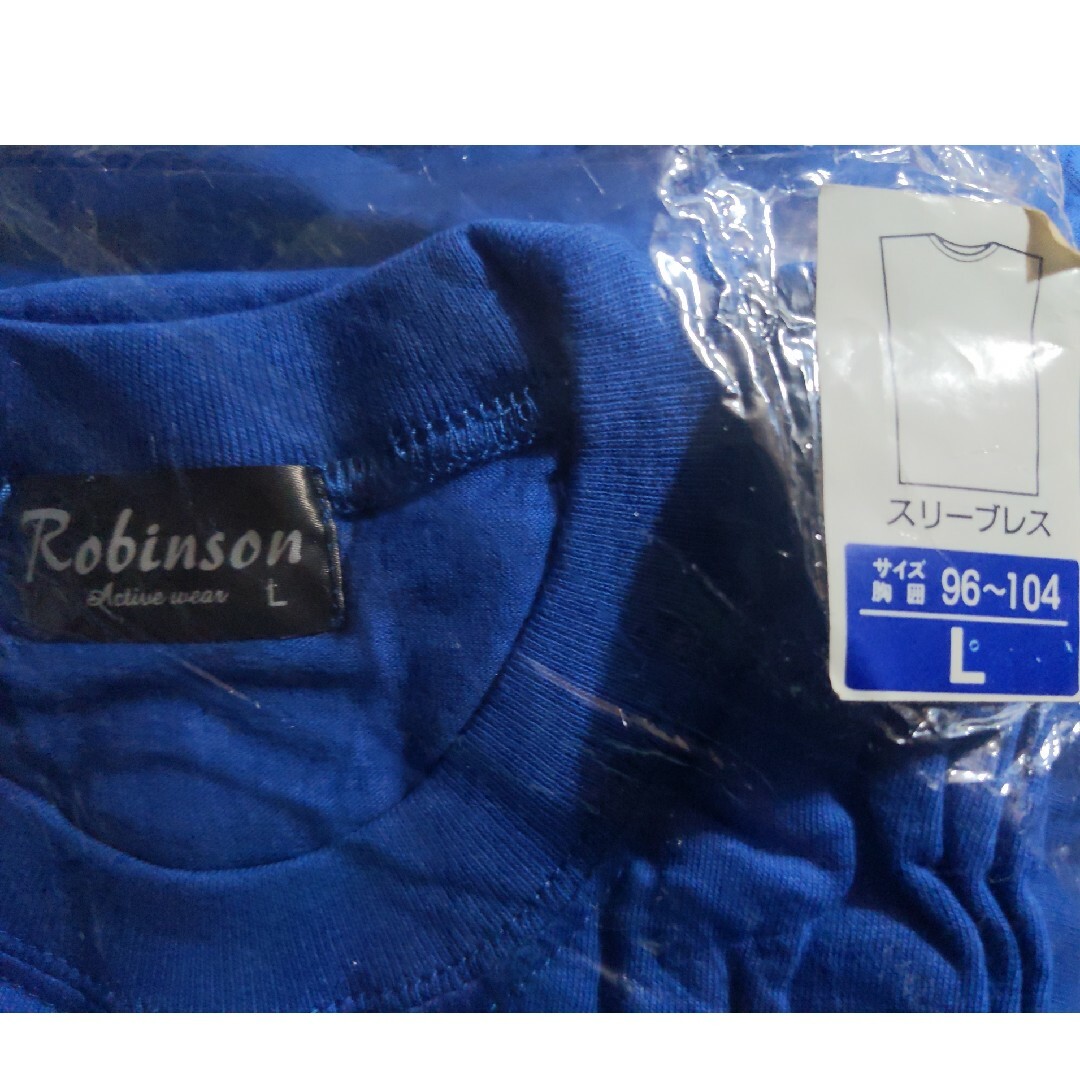 青 袖なしシャツ2枚 スリーブレス メンズのトップス(Tシャツ/カットソー(半袖/袖なし))の商品写真