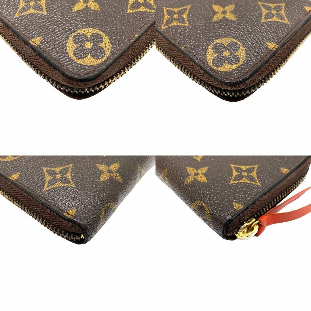 LOUIS VUITTON(ルイヴィトン)の【超極美品】ルイヴィトン モノグラム ジッピーウォレット ピモン オレンジ レディースのファッション小物(財布)の商品写真