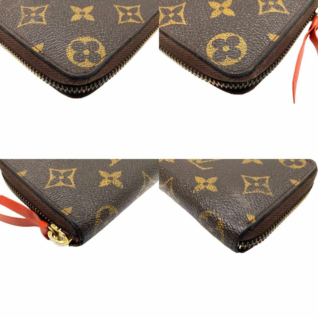 LOUIS VUITTON(ルイヴィトン)の【超極美品】ルイヴィトン モノグラム ジッピーウォレット ピモン オレンジ レディースのファッション小物(財布)の商品写真