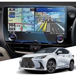 レクサスNX 新型 ナビ 保護フィルム強化ガラスNX20系 カーナビ保護フィルム(車内アクセサリ)