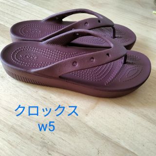 クロックス　サンダル　W5   21cm 　クラシックプラットフォーム(サンダル)