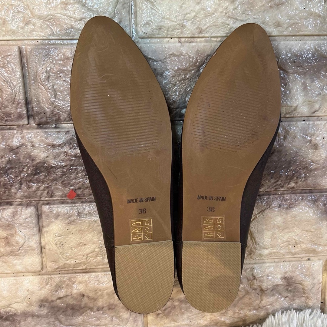 BEAUTY&YOUTH UNITED ARROWS(ビューティアンドユースユナイテッドアローズ)の新品同様　ユナイテッドアローズ　SOFI フラットパンプス　24cm レディースの靴/シューズ(バレエシューズ)の商品写真
