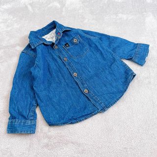 【CALVIN KLEIN JEANS】（24M）キッズ 子供 デニム シャツ(シャツ/カットソー)