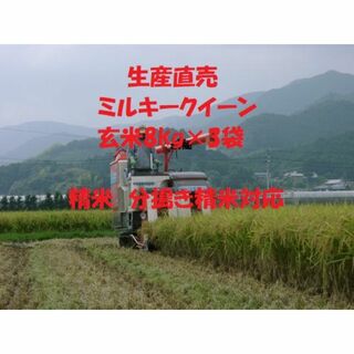 【fruit farm 様】専用　令和５年産新米ミルキークイーン玄米24kg(米/穀物)