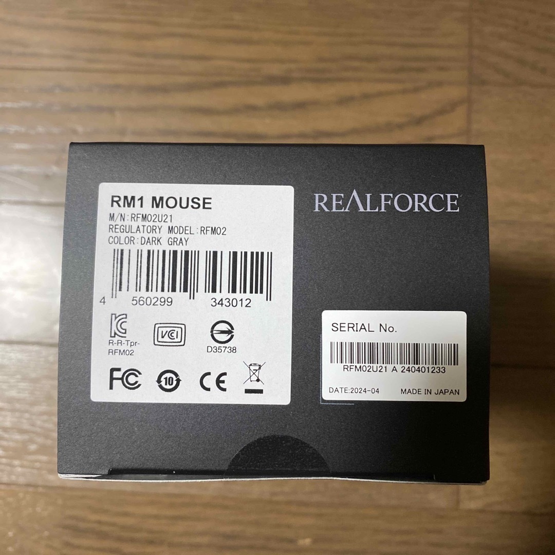 東プレ REALFORCE マウス RM1 RFM02U21 スマホ/家電/カメラのPC/タブレット(PC周辺機器)の商品写真