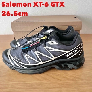 サロモン(SALOMON)の【正規品】Salomon XT-6 GTX Black 26.5cm(スニーカー)